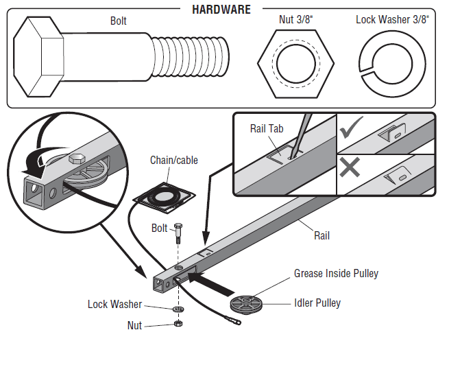 Chamberlain C2102 Garage Door Opener 9