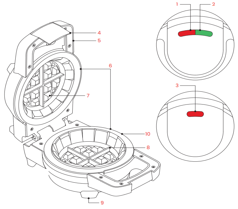 Chefman BIG STUFF Waffle Maker-1