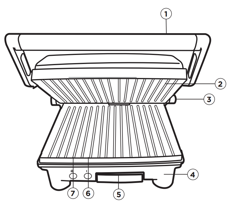 Chefman RJ02-180 Panini Press Grill Sandwich Maker User Manual Chefman RJ02-180 Panini Press Grill Sandwich Maker-1