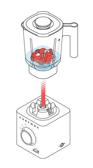 Chefman RJ27 Obliterator 48 oz Countertop Blender-4