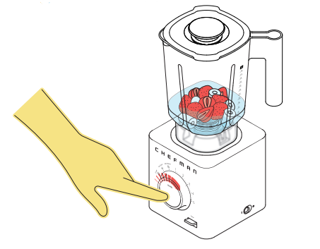 Chefman RJ27 Obliterator 48 oz Countertop Blender-5