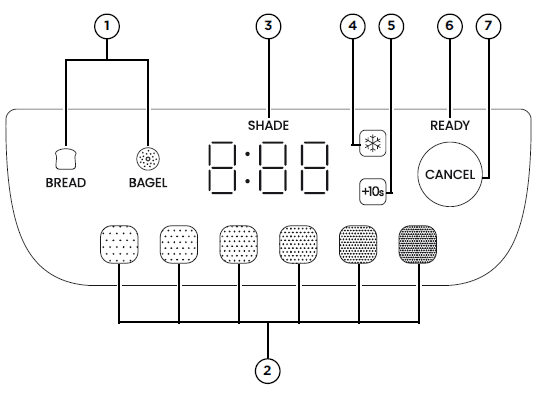 Chefman Smart Touch 2 Slice Digital Toaster User Guide Chefman Smart Touch 2 Slice Digital Toaster-2