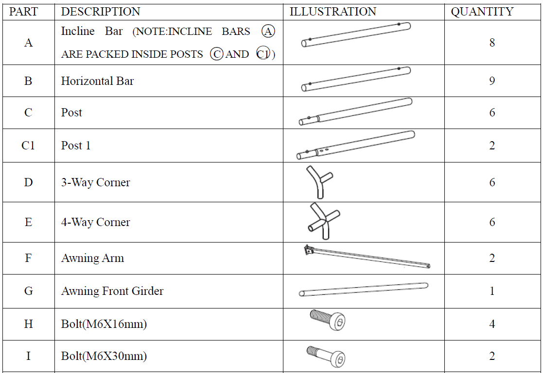 Costco 781893 Steel Frame Canopy 1