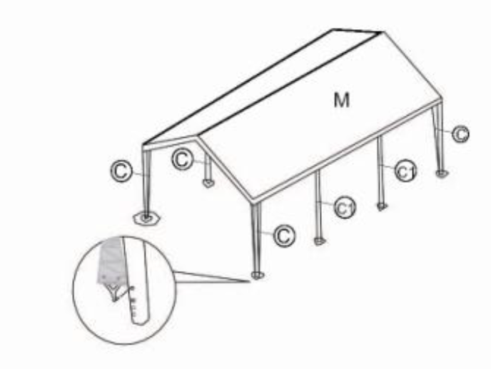 Costco 781893 Steel Frame Canopy User Manual Costco 781893 Steel Frame Canopy 7