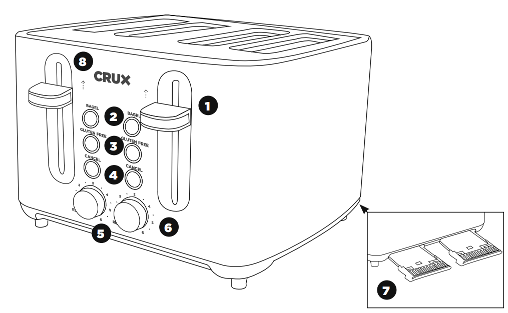 Crux 4-Slice Toaster-1