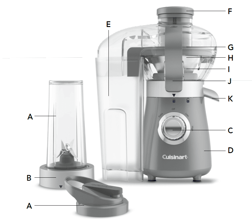 Cuisinart CBJ-450XA Compact Blender-Juicer Combo User Manual Cuisinart CBJ-450XA Compact Blender-Juicer Combo 1