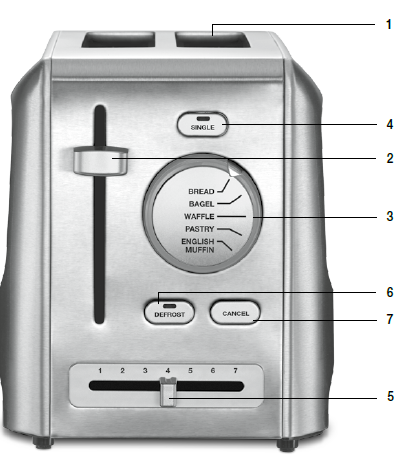 Cuisinart CPT-620 2 Slice Custom Select Toaster Instruction Booklet Cuisinart CPT-620 2 Slice Custom Select Toaster Instruction Booklet-1