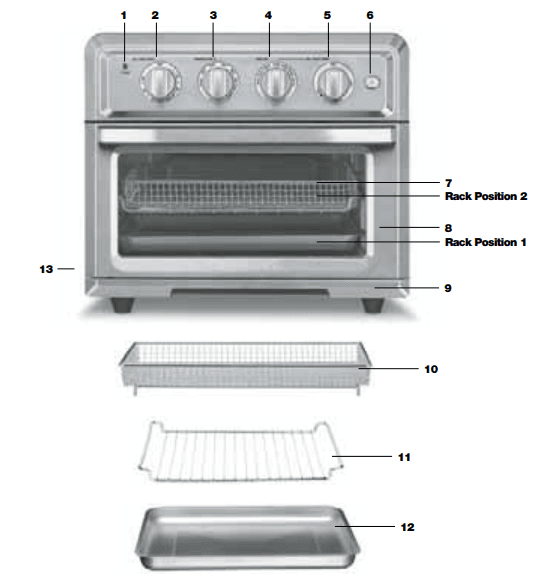 Cuisinart TOA-60 Convection Toaster Oven Air Fryer-1