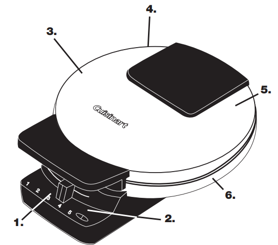 Cuisinart WMR-CAP2 Round Classic Waffle Maker-1