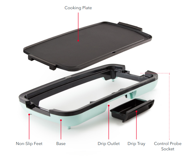 DASH DEG255 Deluxe Everyday Electric Griddle-1