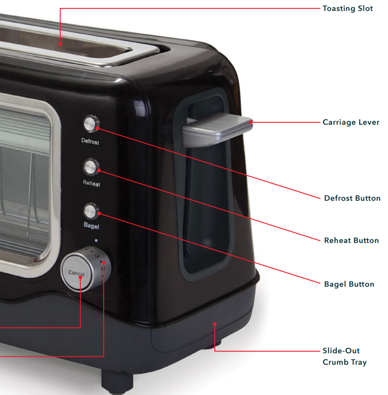 DASH DVTS501 Clear View Toaster Instructions Manual DASH DVTS501 Clear View Toaster-2
