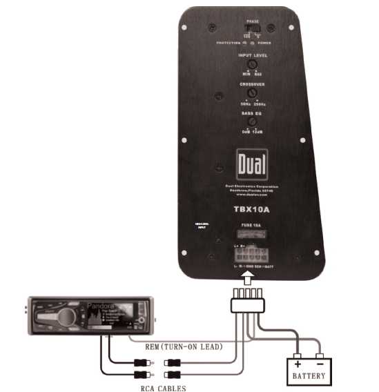 Dual TBX10A Built in Amplifier User Manual Dual TBX10A Built in Amplifier 2