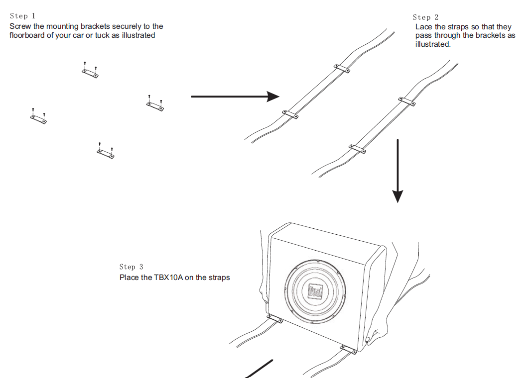 Dual TBX10A Built in Amplifier 4