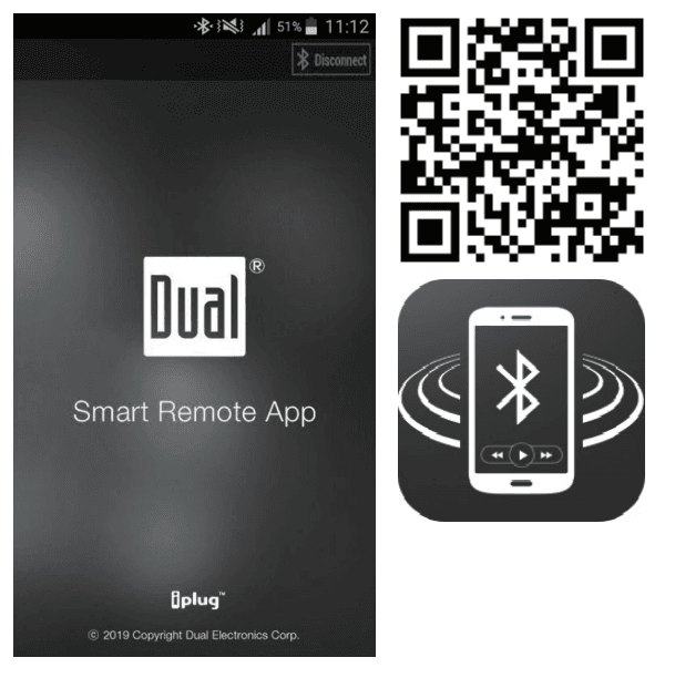 Dual XDM17BT Bluetooth Receiver 7