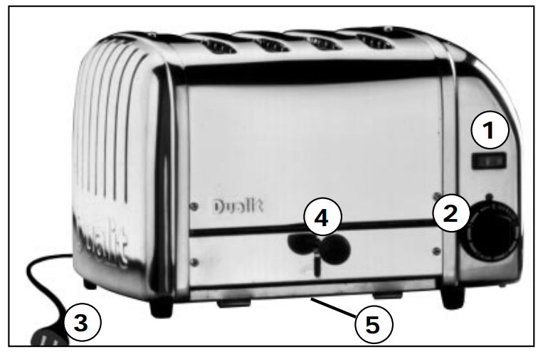 Dualit 2 slice toaster-1