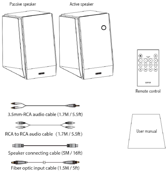 Edifier R1850DB Active Bookshelf Speakers-1