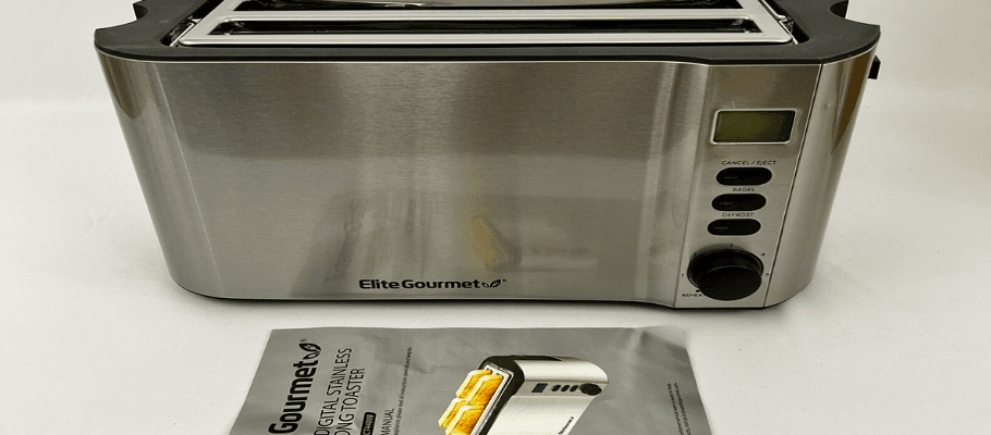 Elite Gourmet ECT4400 Long Slot 4 Slice Toaster Instructuion Manual | ManualsLibraryy