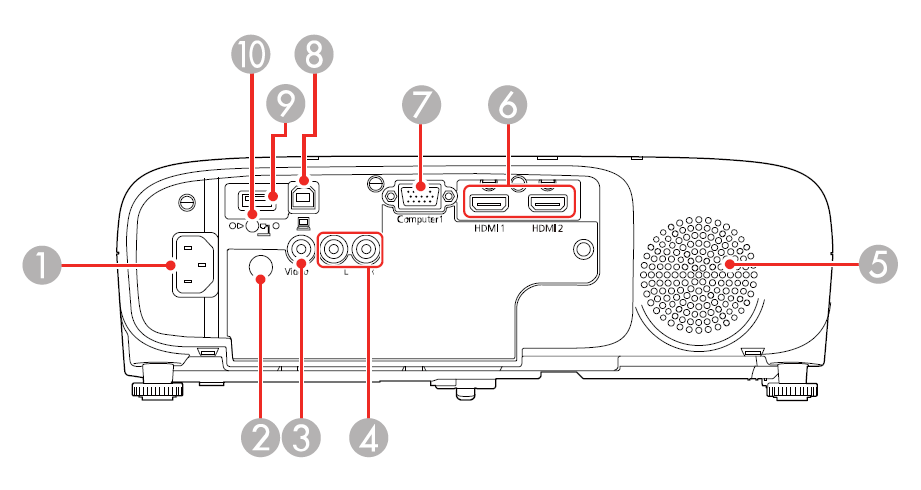 Epson VS260 3-Chip 3LCD XGA Projector-5