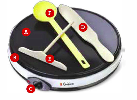 Euro Cuisine CM20 Electric Crepe Maker User Manual | ManualsLibraryy