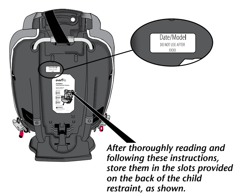 Evenflo Platinum SafeMax Car Seat User Manual Evenflo Platinum SafeMax Car Seat 1
