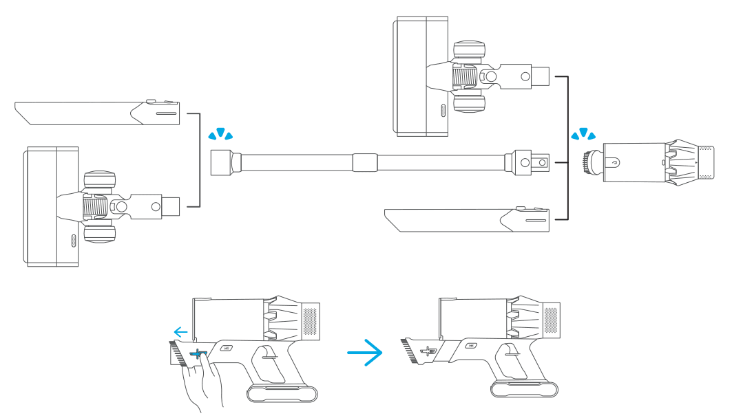 Fieety V7 Cordless Vacuum Cleaner-12