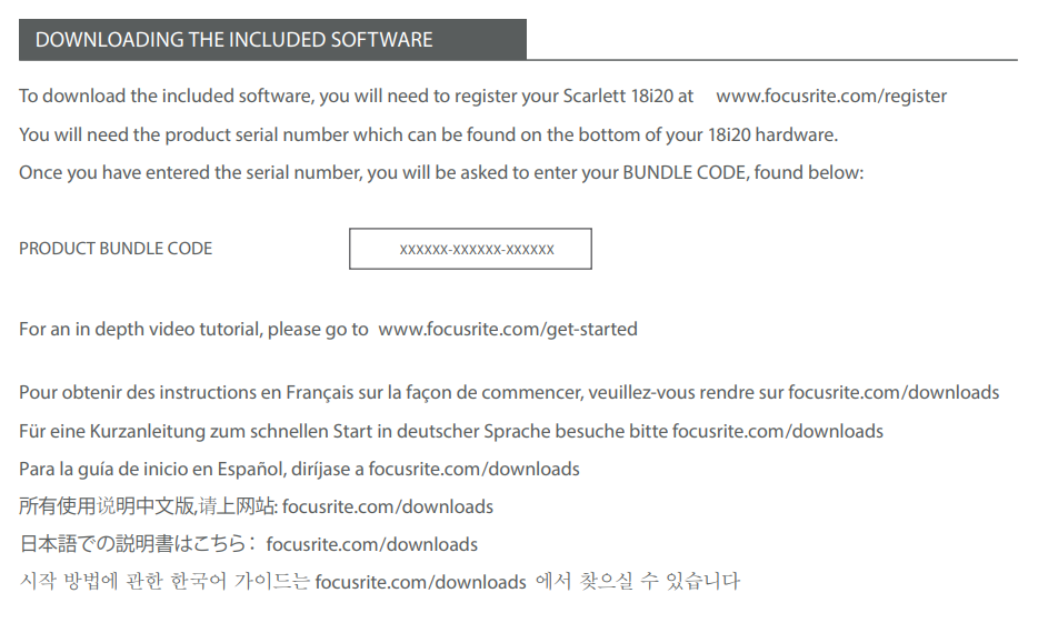 Focusrite Scarlett 18i20 Usb Audio Interface 1
