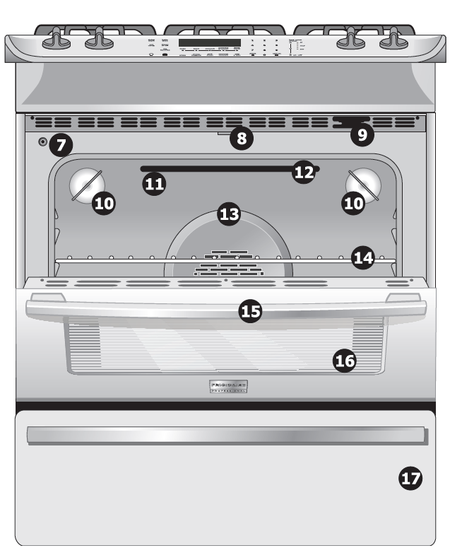 Frigidaire Gallery FGDS3065K Range 2