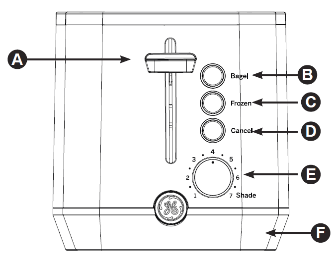 GE G9TMA2SSPSS Stainless Steel Toaster Owner Manual GE G9TMA2SSPSS Stainless Steel Toaster Owner Manual-1