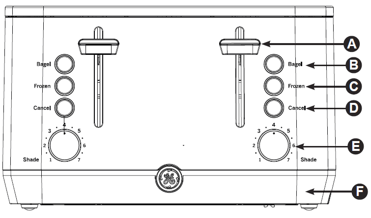 GE G9TMA2SSPSS Stainless Steel Toaster Owner Manual GE G9TMA2SSPSS Stainless Steel Toaster Owner Manual-3