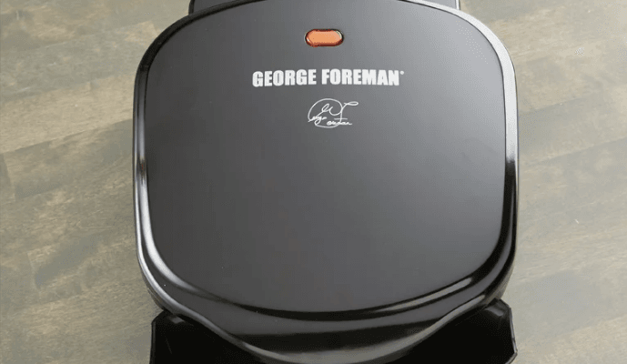 George Foreman GRS040 2-Serving Classic Plate Electric Panini Press-featured