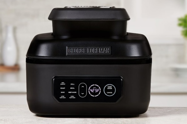George Foreman MCAFD800D 7-in-1 Electric Indoor Grill User Manual