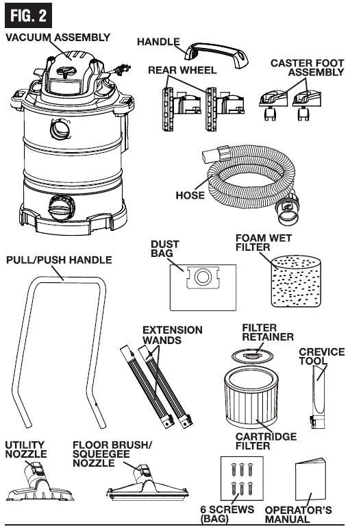HART VOC812SW 3701 8 Gallon Wet Dry Vaccum 3