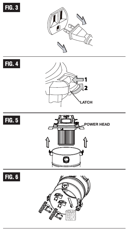 HART VOC812SW 3701 8 Gallon Wet Dry Vaccum 4