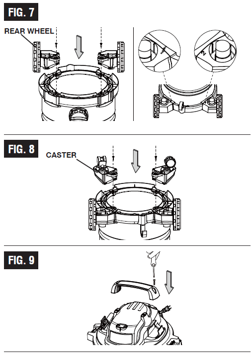 HART VOC812SW 3701 8 Gallon Wet Dry Vaccum 5
