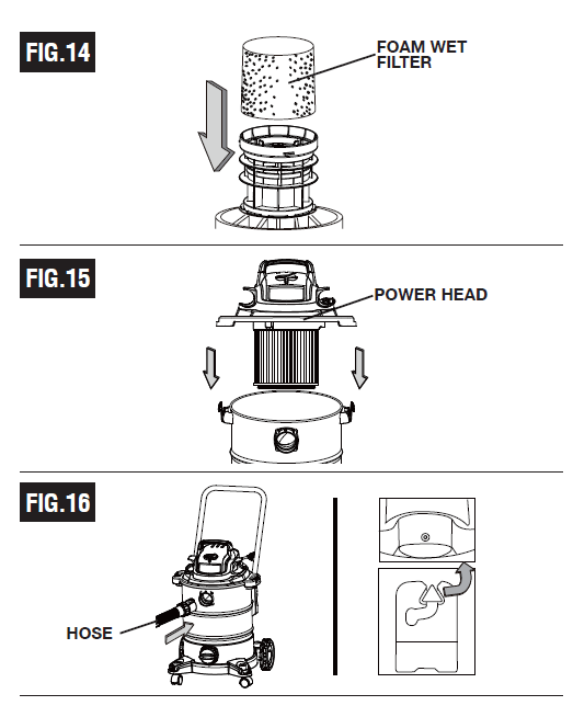HART VOC812SW 3701 8 Gallon Wet Dry Vaccum 7