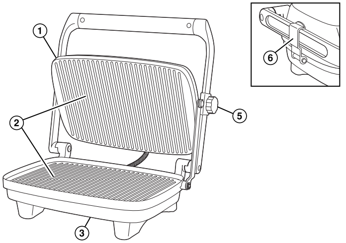 Hamilton Beach 25460AG Panini Press Sandwich Maker-1
