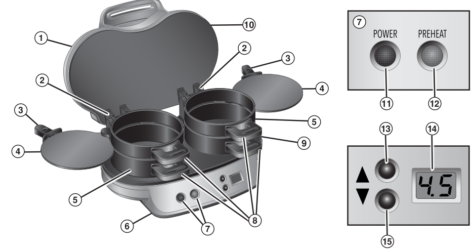 Hamilton Beach 25482 Breakfast Sandwich Maker-1