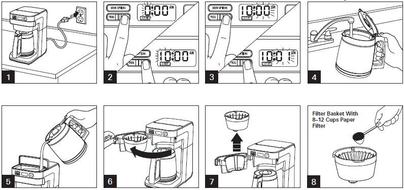 Hamilton Beach 46310 Programmable Coffee Maker-2
