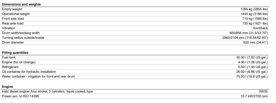 Hamm HD 8 VV Tandem Roller 2