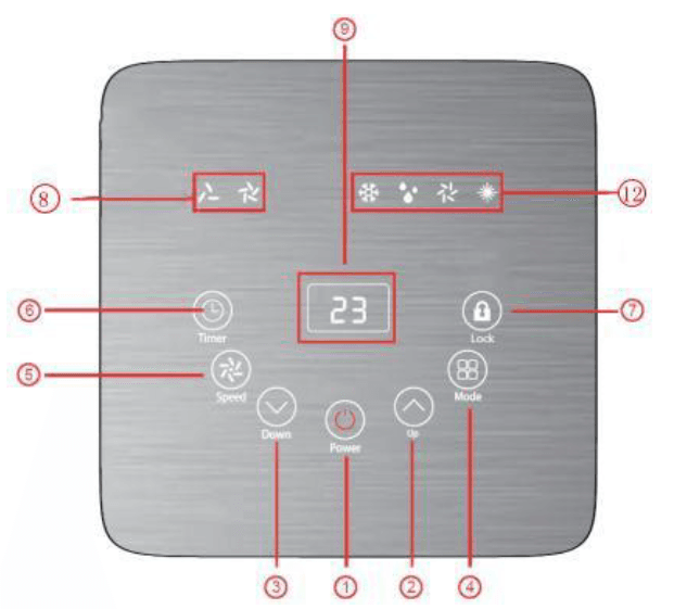 Homcom 823005V70 Air Conditioner-4