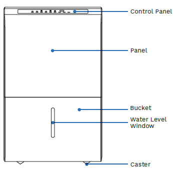 HomeLabs 22 Pint Wi-Fi Dehumidifier-1