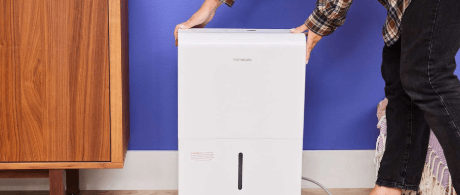 HomeLabs HME020031N 50 Pint Portable Wifi Dehumidifier-featured