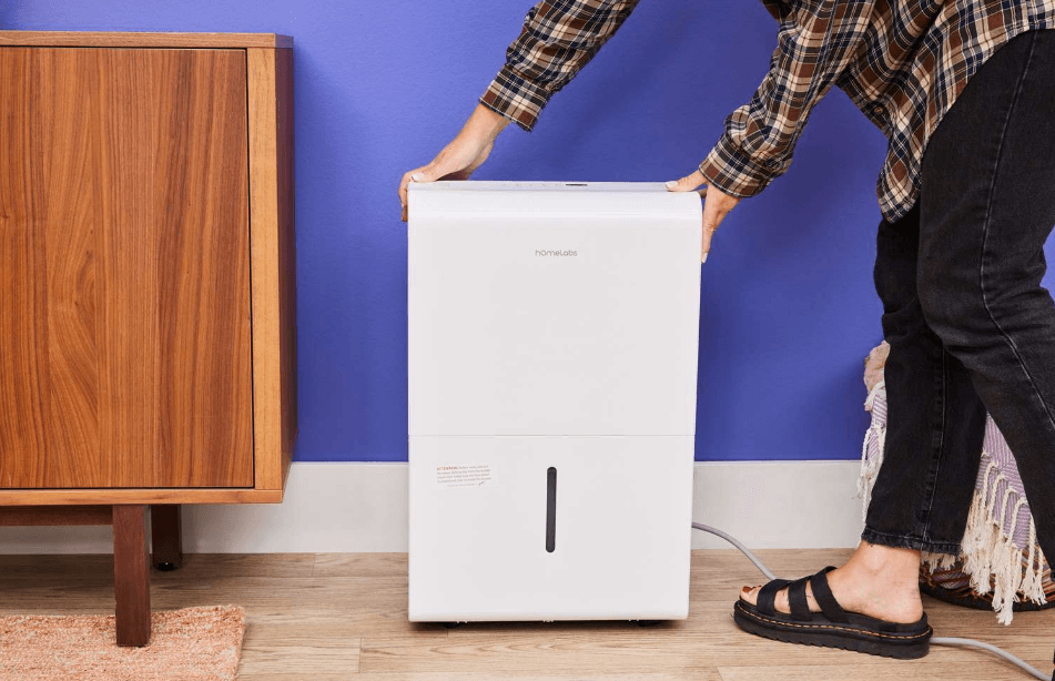 HomeLabs HME020031N 50 Pint Portable Wifi Dehumidifier User Manual