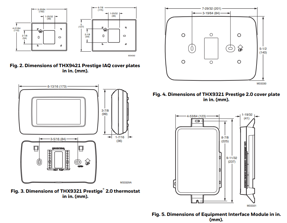 Honeywell Home THX9421R5021WW Prestige Thermostat 2