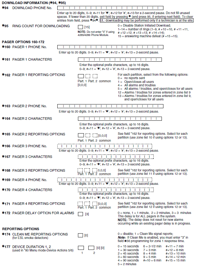 Honeywell VISTA-20PCN Programming Alarm System User Manual-5