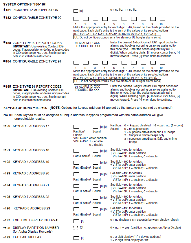 Honeywell VISTA-20PCN Programming Alarm System User Manual-6