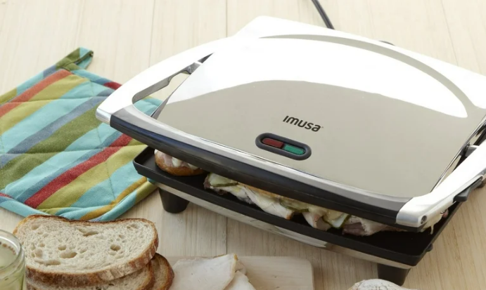 IMUSA GAU-80350 Stainless Steel Panini Press Use and Care Manual