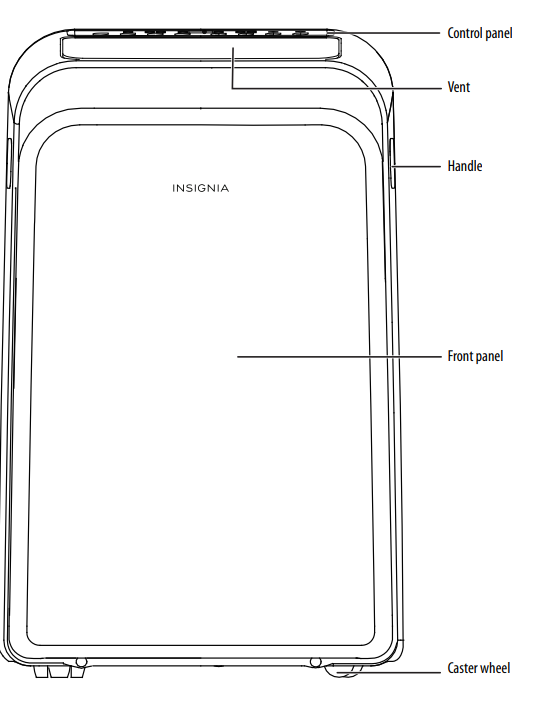 Insignia NS-AC08PWH1 Portable Air Conditioner User Guide Insignia NS-AC08PWH1 Portable Air Conditioner-1