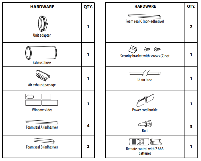 Insignia NS-AC08PWH1 Portable Air Conditioner User Guide Insignia NS-AC08PWH1 Portable Air Conditioner-11