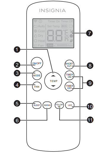 Insignia NS-AC08PWH1 Portable Air Conditioner User Guide Insignia NS-AC08PWH1 Portable Air Conditioner-4